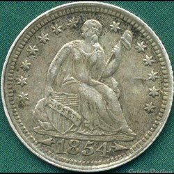 ←1854→ Half Dime