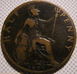 Victoria - Half Penny 1899 - Great Britain