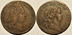 Jeton c. 1715 - Louis XIV et son successeur Louis XV