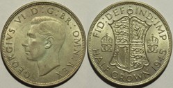 George VI - Half Crown 1945 - Great Britain