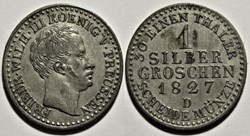 Friedrich Wilhelm III - 1 Groschen 1827 Düsseldorf - Kingdom of Prussia