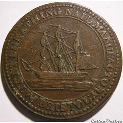 1812 HalfPenny Patent Sheathing Nail Manufactory - Bristol