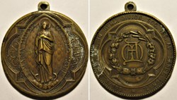 Médaille du Sanctuaire de Saint-Ignace, Lyon  - par L. Penin