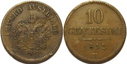 1852 Regno Lombardo-Veneto - 10 Centesimi Venezia - Franz Joseph I