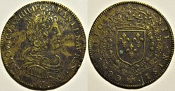 Louis XIV - c.1646, Jeton du Conseil du roi
