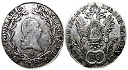 1808 Wien, 20 Kreuzer - Franz I of Austria