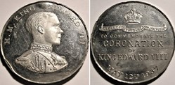 Edward VIII - Coronation Medal 1937, UK