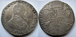 Philip II of Spain - Philipsdaalder 1557 - Bruges, Spanish Netherlands