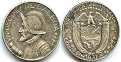 Panama - Decimo, 1/10 Balboa 1931