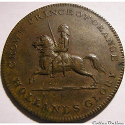 Waterloo 1815 - Crown Prince of Orange Token - Great Britain