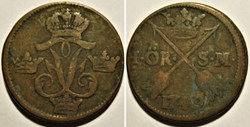 Sweden, King Fredrik I - 1 Öre 1749 Avesta