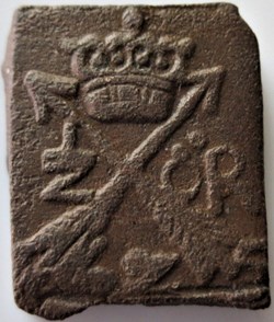 Gustav II Adolf of Sweden - 1/2 Öre Klippe 1625
