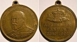 Edward VII - 1901 Medalet of Accession of the throne - UK