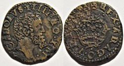 ca.1516-56 Regno di Napoli,  2 Cavalli - Carlo V di Spagna (var)