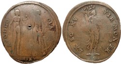 Apollo & Diana - c.1562 Rechenpfennig Nuremberg, Germany