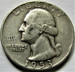 1953 Denver Quarter Dollar