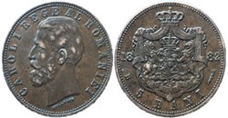 Carol I of Romania - 5 Bani 1882 Bucarest