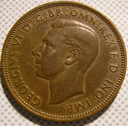 George VI - Half Penny 1943 - UK