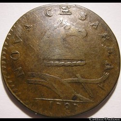 1787 Cent - New Jersey - Post-1776 - States Coinage
