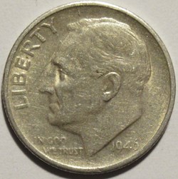 1946 San Francisco Dime (Die Clash)