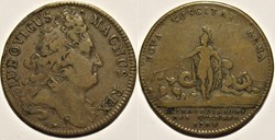 Louis XIV - Jeton 1708, Extraordinaire des guerres