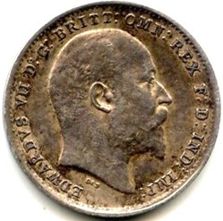 Edward VII - 3 Pence 1902 - United Kingdom of G.B.