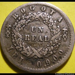 1 Real 1852 Bogota - Nueva Granada