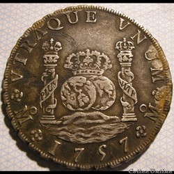 México - 8 Reales 1757 Mexico - Fernando VI de España