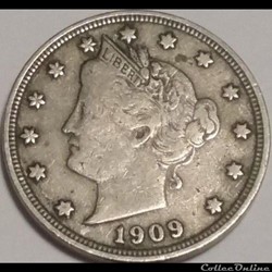 1909 5 Cents