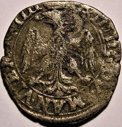 1612 Duchy of Monferrato, Parpagliola with Saint Francis - Francesco IV Gonzaga