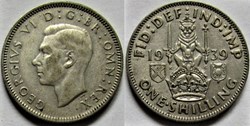 George VI - One Shilling 1939 - Scotland