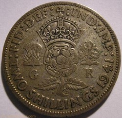 George VI - Two Shillings / Florin 1941 - Great Britain