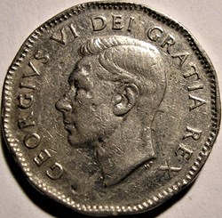 George VI - Five Cents 1949