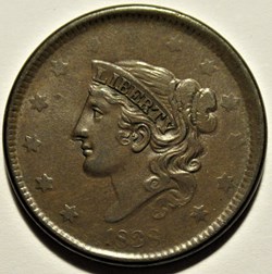 1838 One Cent