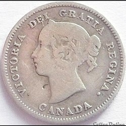 Victoria - 5 Cents 1886