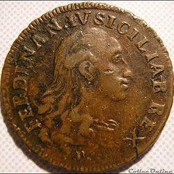 1790 Royaume de Naples, 12 Cavalli / Grano - Ferdinando IV