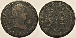 1832 Segovia 4 Maravedis - Fernando VII de España