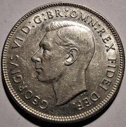 George VI - One Florin 1951, 50 Years of Federation - Australia (ex.2)
