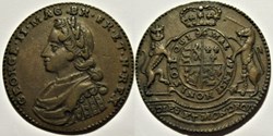 George II - Gaming or Counter Token c.1727 Great Britain