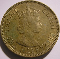 Elizabeth II - 10 Cents 1958 - Hong Kong