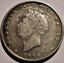 George IV - 1 Shilling 1826 - Great Britain (ex.2)