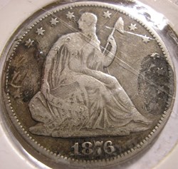 1876 Half Dollar