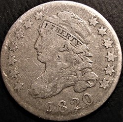1820 Dime - 10 Cents