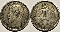 Guatemala - 1 Peso 1864, Rafael Carrera