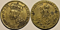 Louis XV - ca.1722, Jeton "Apollon terrassant le dragon"