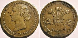 Alexandra of Denmark - Token, marriage in 1863 with Edward of Wales, UK