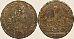 Louis XIV - c.1670 Bâtiments du Roi, Jeton par L. Gottlieb Lauffers