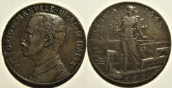 1915 Regno d'Italia, 5 Centesimi, Roma - Vittorio Emanuele III (ex.2)