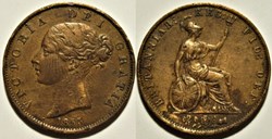 Victoria - HalfPenny 1855 - Kingdom of Great Britain (ex.2)