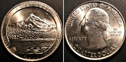Mount Hood - 2010 D Quarter Dollar - Oregon State